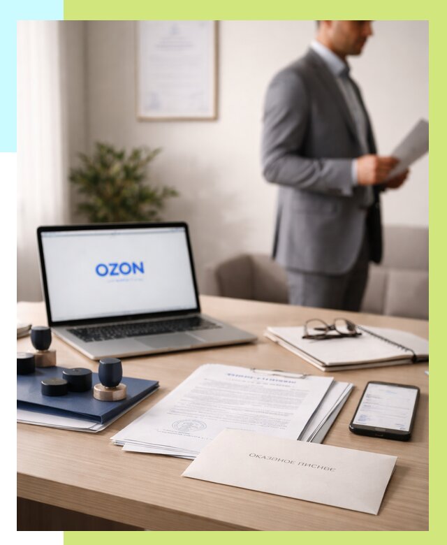 Отказное письмо для Ozon в Киселёвске от 3598 р. | Сертэкс