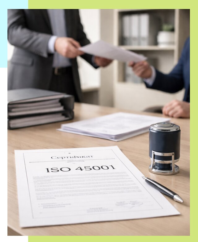 Сертификат ISO 45001 в Киселёвске под ключ от 46265 р. | Сертэкс
